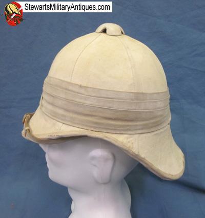 Stewarts Military Antiques - - British Colonial Era Issue Sun Helmet ...