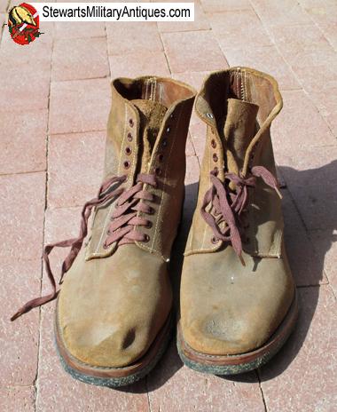 Stewarts Military Antiques - - US WWII USMC Boondockers, Size 14 FF ...