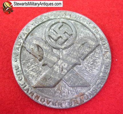 German WWII 1935 Gautag Hanover Tinnie