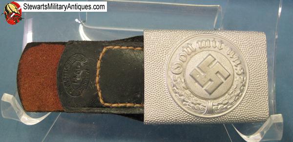 Stewarts Military Antiques - - German WWII Police Buckle & Tab ...