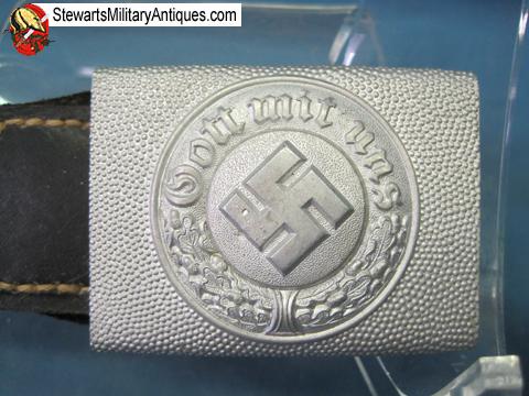 Stewarts Military Antiques - - German WWII Police Buckle & Tab ...