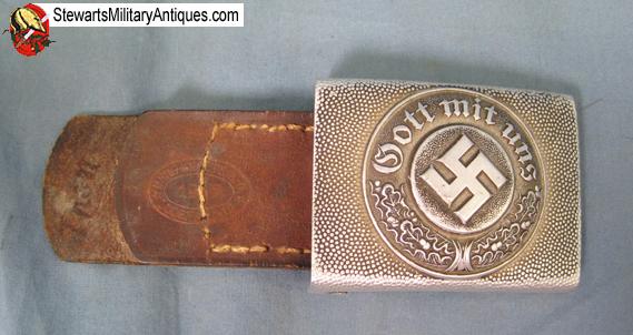 Stewarts Military Antiques - - German WWII Police Buckle & 1937 Dated ...