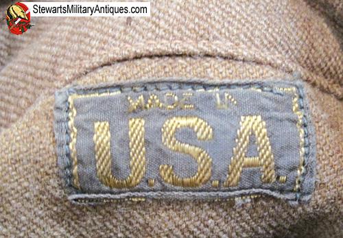 Stewarts Military Antiques - - US WWI Army Wool Shirt, Large Size - $125.00