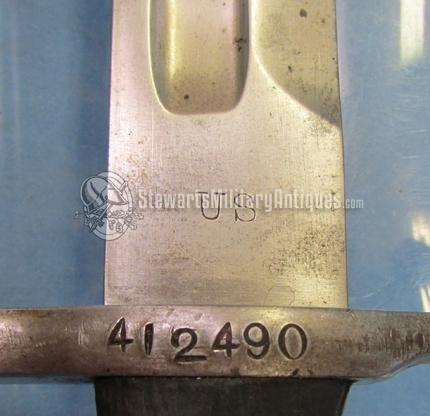 US M1892 30-40 Krag Bayonet, 1901 Dated, 412490