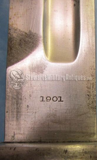 US M1892 30-40 Krag Bayonet, 1901 Dated, 412490