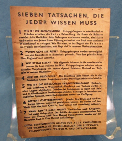 Stewarts Military Antiques - - US WWII Propaganda Shell Leaflet, Will ...