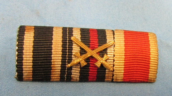 German WWI 3 Place Ribbon Bar