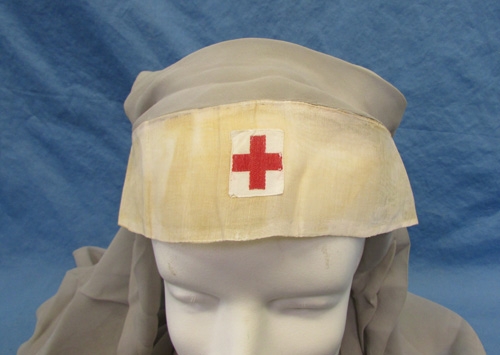 Stewarts Military Antiques - - US WWII American Red Cross Cap and Veil ...