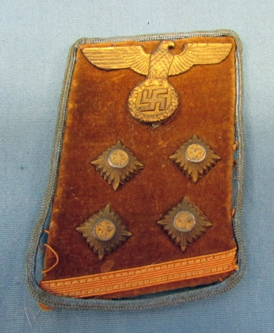 German WWII NSDAP Obergemeinschaftsleiter Collar Tab, Gau Level