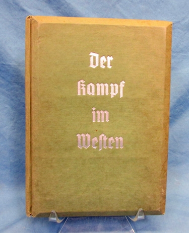 German WWII 3-D Stereoscope Book, Der Kampf im Westen