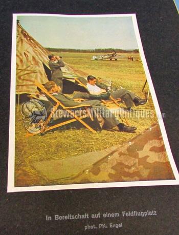 German WWII 3-D Stereoscope Book, Der Kampf im Westen