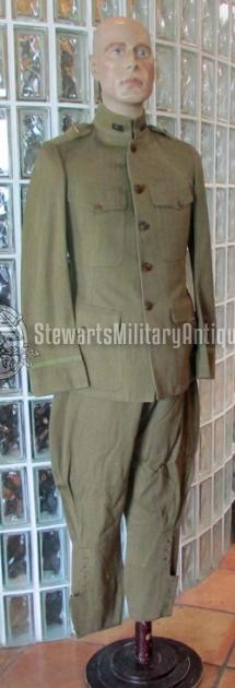 US WWI Doughboy Officers Wool Tunic & Breeches