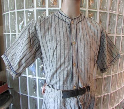 1900s - 1920s Wool Baseball Uniform Flannel Antique Jersey Pants R-LUB Reach