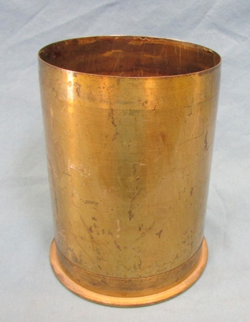 World War II Cast Brass Artillery Shell Case Now Converted for Use