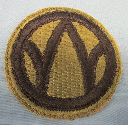 division ssi wwii 89th middle west insignia cloth