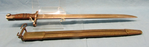 US WWI M1917 Bayonet, British Contract, 2nd Pattern Scabbard