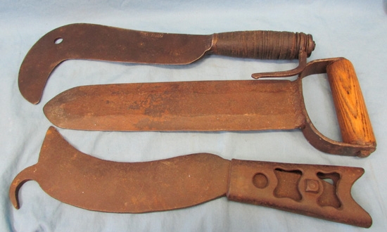 WWI Improvised Trench Weapons & Relic Lot, 12 pieces