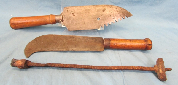 WWI Improvised Trench Weapons & Relic Lot, 12 pieces