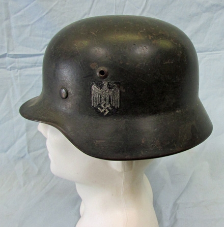 Stewarts Military Antiques - - German WWII Double Decal Army Helmet ...