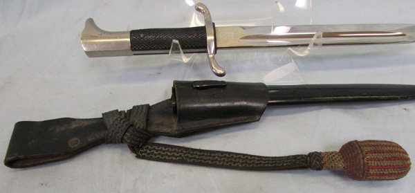 German WWII Firemans Bayonet, Complete, Eickhorn Mfg