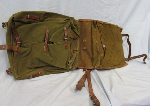 German WWII M1934Tornister, 1940 Dated, Brown Leather