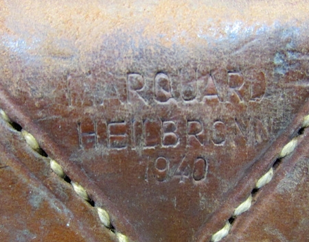German WWII M1934Tornister, 1940 Dated, Brown Leather