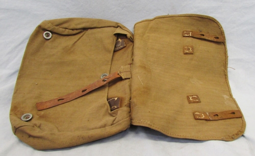 German WWII Tan Canvas Tropical Breadbag, 1941