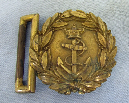 royal navy belt buckle