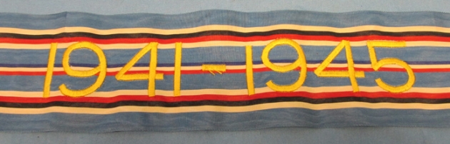 US WWII American Campaign Battle Streamer, Anti-Submarine 1941 - 45