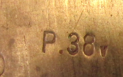 German WWII P38 Magazine, Blue Finish