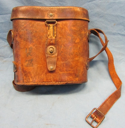 WWII Era Leather Binocular Case