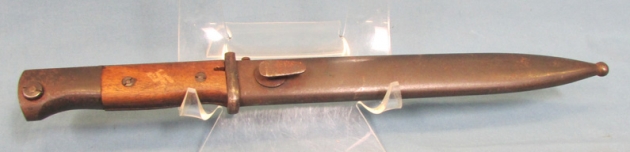 German WWII S84/98 Bayonet & Scabbard, Matching, fnj 43 Code