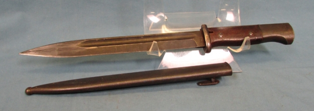 German WWII S84/98 Bayonet & Scabbard, Matching, fnj 43 Code