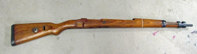 German WWII Laminate K98 Stock Matching, 56226, Cupped Butt Plate