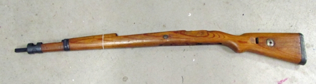 German WWII Laminate K98 Stock Matching, 56226, Cupped Butt Plate