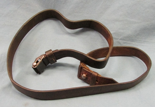 German WWII K98 Rifle Sling, Maker Marked Tab, qwf