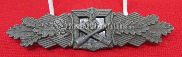German WWII Close Combat Clasp, Bronze