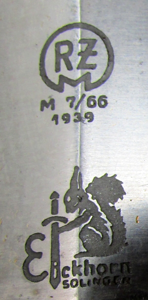 German WWII NSKK Enlisted Dagger, Transitional Eickhorn & RZM 1939