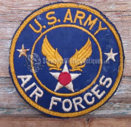 Stewarts Military Antiques - - US WWII, USAAF Large Jacket Patch - $25.00