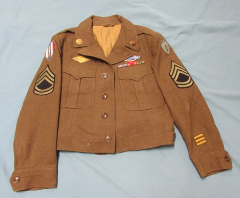 Stewarts Military Antiques - - US WWII Ike Jacket, Insignia, Sgt 36th ...