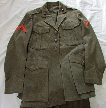 Stewarts Military Antiques - - US WWII Dated USMC Wool Tunic & Trousers ...