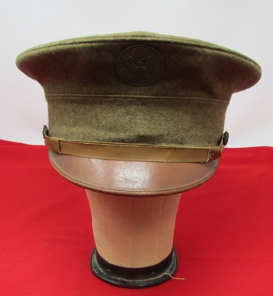 Stewarts Military Antiques - - US WWI Army Enlisted Service Cap, Large ...
