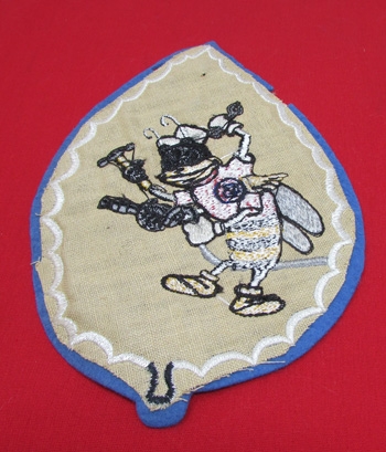 US WWII, Disney Designed, Beechcraft Aviation Patch. Busy Bee Award