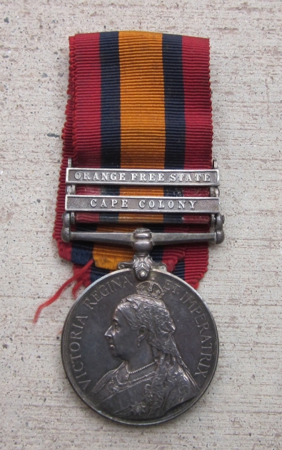 Medals British British Boer War, QSA, 2 Clasps, White, A.P.D