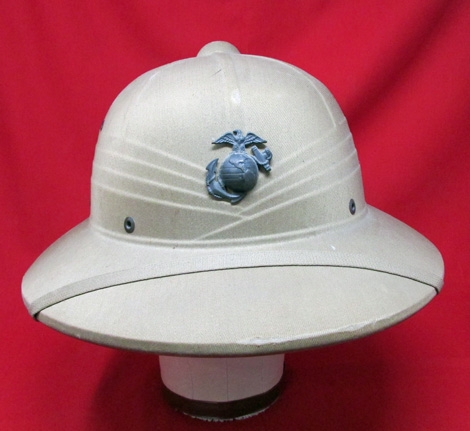 Stewarts Military Antiques - - US WWII-Korean War USMC Pith Helmet - $85.00