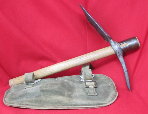 Stewarts Military Antiques - - British WWII Pick Mattock and Carrier ...
