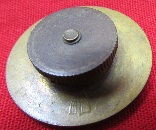 US Post WWI Type 2 Enlisted Collar Insignia, US 11, NS Meyer Mfg