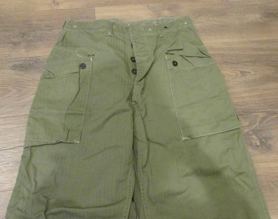 Stewarts Military Antiques - - US WWII USMC P1944 HBT Utility Trousers ...