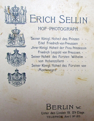 German Franco Prussian War 1870 Era Formal Portrait, Hussar, Iron Cross 2nd Class