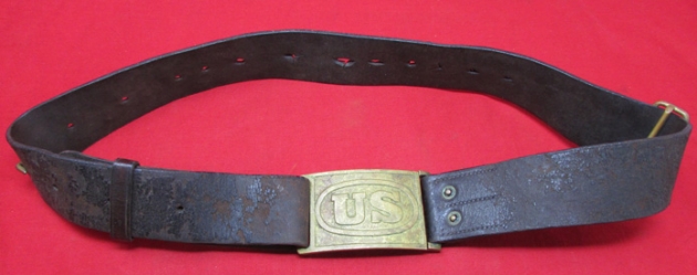 Civil War-Indian War-SAW US Indian Wars Army Enlisted M1874 Belt & Buckle -  Stewarts Military Antiques - $250.00